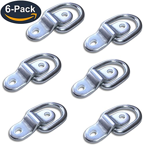 D Rings Tie Down Anchors Hooks for Trailer Truck Bed Bracket Enclosed