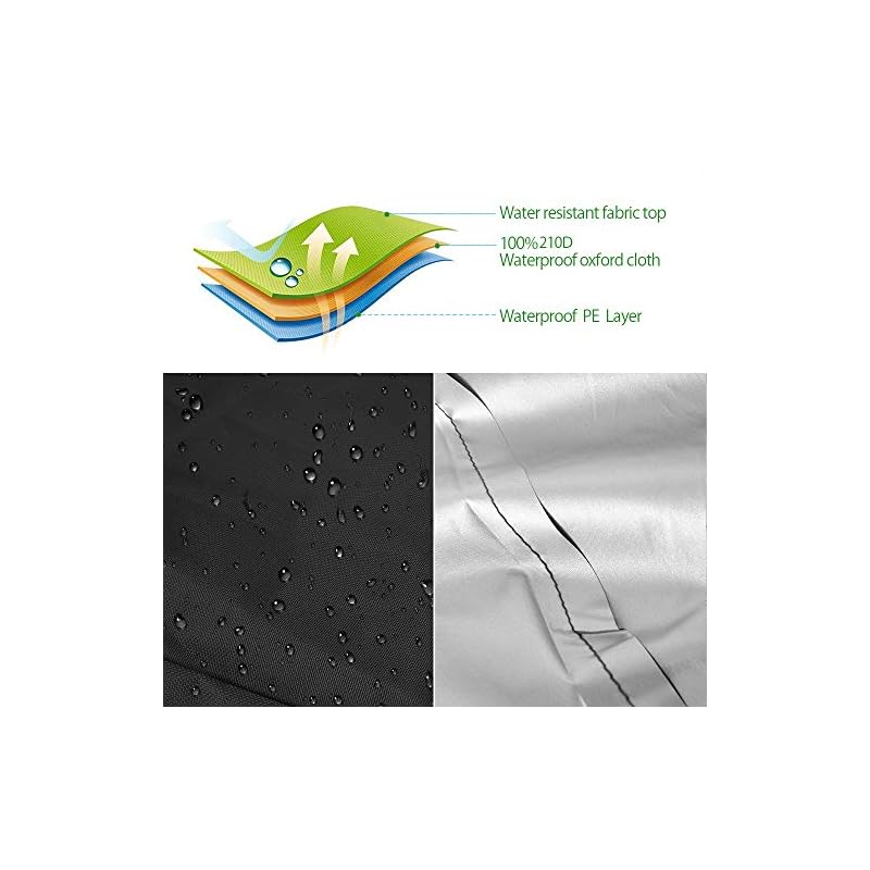 Funda Protectora 420PU para Silla de Jardín Funda Sillas Jardin/Balcón