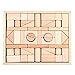 Wooden Blocks - iPlay, iLearn wood block set Natural Wooden Stacking Cubes Blocks 52 PCS
