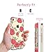 iPhone 7 Case, CASY MALL Hybrid Slim Fit Hard Case Drop Protective Cover for Apple iPhone 7 4.7 Inch Rose Flower