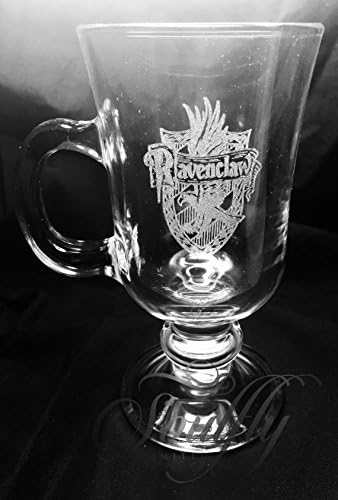 RAVENCLAW DESIGN 1 HARRY POTTER Engraved, etched glass personalised FREE gift, wedding, birthday, mother, father, anniversary, present, Mr & Mrs, engagement, day,
