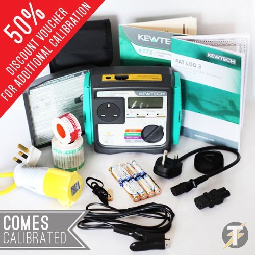 Buy Kewtech KT72 PAT Testing Kit KIT6T Kewtech KT72 Manual Battery Powered PAT Tester With