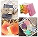 BAKER DEPOT Rectangle Silicone Mould for Handmade Soap Cake Bread 6 Holes, Set of 2