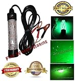 12V LED GREEN UNDERWATER SUBMERSIBLE NIGHT FISHING LIGHT crappie squid boat