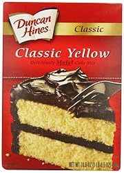 Duncan Hines Signature Yellow Cake Mix, 16.5-Ounce