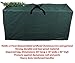 Greenco Extra Large Christmas Tree Storage Bag For 9 Foot Tree, Dark Green, Dimensions 65 x 15 x 30 Inches