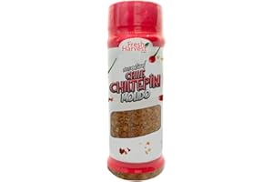 Fresh Harvest ground Chiltepin chili 45g/ Chile Chiltepin molido, picoso. Hot. 100% Mexican. Imported by a Canadian company