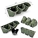 Sungmor 3 Pocket with 3 Liner Vertical Hanging Living Wall Planter,Worth Gardening Self Watering Flower Pots,Indoor and Outdoor Decoration(3 Sets Pack)thumb 3