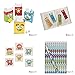 Funny MONSTER PARTY - 84 Pc FAVORS - 24 Bookmarks - 36 TATTOOS - 12 Mini GIFT Bags - 12 PENCILS - BIRTHDAY Parties HALLOWEEN Trick or Treat CLASSROOM