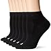 PEDS Women's COOLMAX Quarter Sock with Footbed Cushioning (6 Pair Pack)