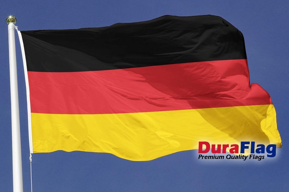 Germany DuraFlag with Clips 5ft x 3ft Premium Quality Flag 150cm x 90cm