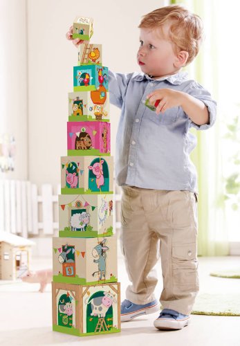 HABA On the Farm Stacking Cubes