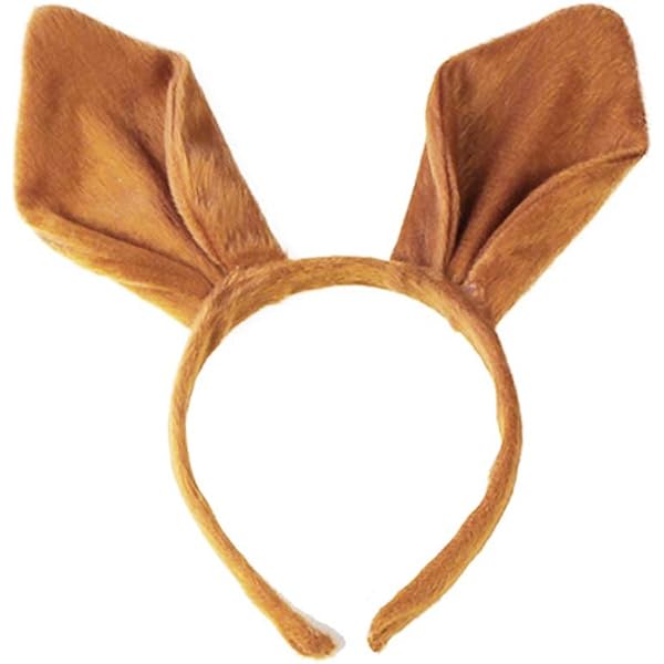 Kirei Sui Kids Puppy Dog Costume Set - Headband Ears, Tail, Bowtie, Light Brown, 3 Piece - View #4