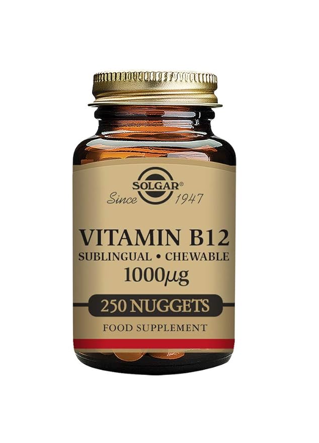 Vitamin B12 Sublingual Chewable 1000 µg Nuggets Pack of 100 Amazon