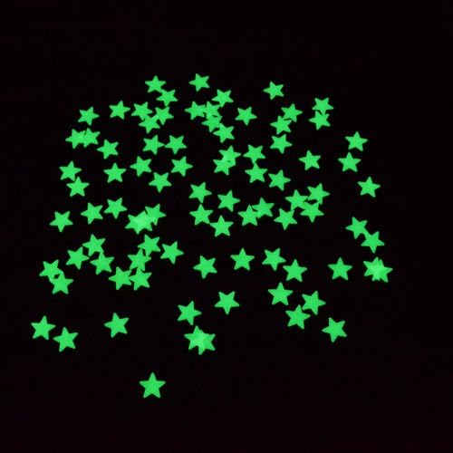 Oh! 200pc Lucky Stars Luminous Sticker Star Glow In The Dark After The Sun Light
