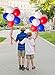 129PCS 4th/Fourth of July Decorations Balloon Garland Arch Kit - Red White Blue Patriotic Party Memorial Day Outdoor Indoor Birthday Decor