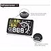 Car HUD, ELEGIANT Fourth Generation Car Models Head Up Display KMh / MPh Automatically Adapt To The Big Screen And Play