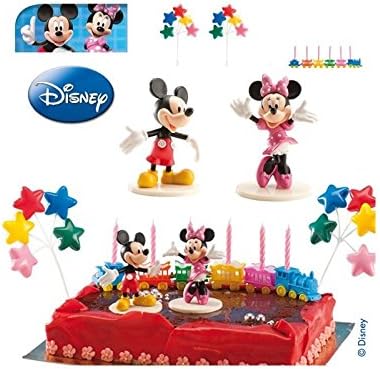 Kit Pvc Minnie Et Mickey Disney Decoration Gateau Anniversaire 112 Cuisine Maison Patisserie