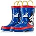 Disney Mickey Mouse Blue and Red Rain Boots - Size 7 Toddler