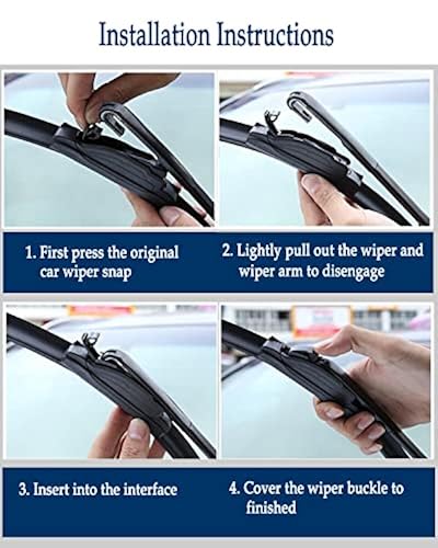 Genuine Subaru OEM Front & Rear Wiper Blade Set For 2013-2017 Crosstrek, WRX, & Impreza