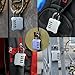 SEPOX Resettable Combination Travel Padlock,Luggage Padock, 4 Digit Combination Padlock for Suitcase, Travel Bag, and Gym Lockers, Filing Cabinets, Toolbox, Case,Pack of 2