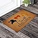 ZQH Mats Funny Welcome Doormat Indoor Decor Halloween Doormat Halloween Decor I Smell Children Hocus Pocus Doormat Personalized Monogram Anti-Slip Rubber Back Novelty Mat (23.7 X 15.9 in)
