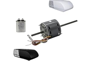 OEM MANIA WE CARE YOUR DIFFICULTY. [D1092 OEM Mania] D1092 FASCO Produced Fulfilling Motor (1468-3069, 7184-0156, 7184-0432) for RV with a Capacitor - AC Motor 1/3 HP, 115 Volts, 1675 RPM, 2 Speed, 3.4 Amps, Double Shaft