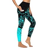 KevaMolly Women's Workout Leggings with Pockets - Thick, High-Waist, 4-Way Stretch Running Yoga Pants