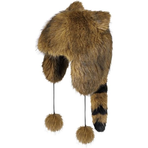 NEW 100% Alpaca brown trapper hat Light Brown Baby Alpaca Fur Hat main image 4