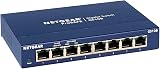 NETGEAR GS108 8 Port Gigabit Network Switch Ethernet Plug-and-Play Desktop Wall