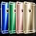 JUNCH IPhone6s/6 Case, Luxury Metal Aluminum Ultra-thin Mirror Case Lightweight Metal Bumper + Mirror Hard PC Back Protective Case for Apple iPhone 6/6s 4.7 Inch(blue)