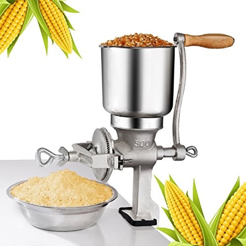Soogo Corn Wheat Grinder Big Hopper Grain Grinder Manual Home Commercial
