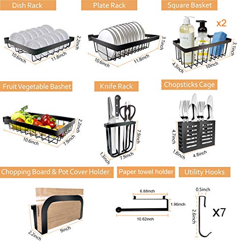 Over-the-Sink-Dish-Drying-Rack-Tmsine-Adjustable-2-Tier-Large-Dish-Dryer-Rack-for-Kitchen-Organizer-Storage-Space-Saver-Shelf-Utensils-Holder-Tableware-Drainer-32-Sink-Size--395inch