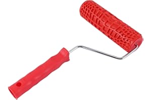 yiyao 7 inch Embossed Crocodile Skin Painting Roller with Handle for Wall Decoration