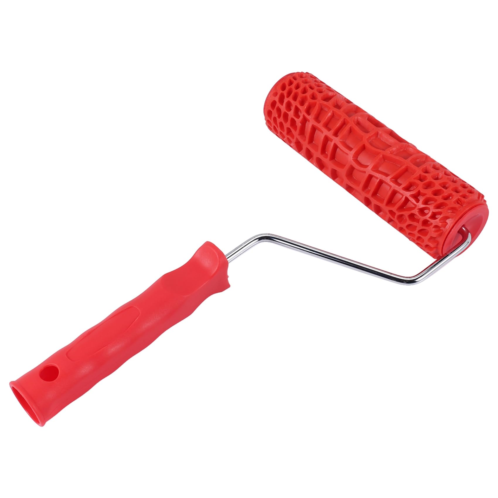 BGFAVCV 7 inch Embossed Crocodile Skin Painting Roller with Handle for Wall Decoration