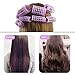 8 in 1 Multi-Size Plastic Hair Rollers, Hair Curlers Self Grip Hairdressing Clips, Curly Hair style Curling Tools For DIY Or Hair Salon, Large/Medium/Small Curler for Women Ladies，Random Color