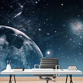 signwin Wall Mural Stars and Moon in Night...