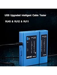 Kit de cable de Ethernet Juego de herramientas para cable RJ11 RJ45 Crimping Kit de herramientas de red USB CAT5 CAT6 Ethernet Cable Tester Crimper Stripper Juego de herramientas
