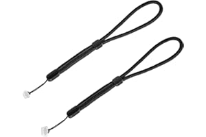 MYJK Improved Replacement Wrist Straps for Meta Quest 3 Controller (Black)