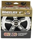 Good Vibrations 186 2 Count Tractor Wheel Covers, 6-Inch