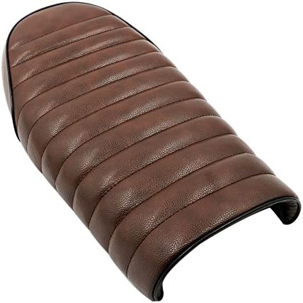 Brown Flat Brat Universal Cafe Racer Seat Vintage Saddle For HONDA CB350 CB450 CB750