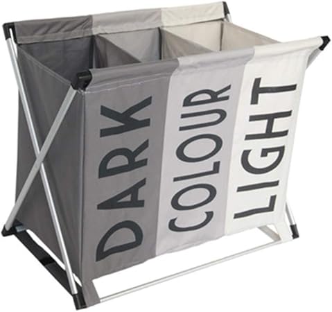 XINYALAMP Cesta de lavadero 3 Ropa Grande Clasificador de Basura