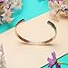 She Believed She Could So She Did Inspirational Cuff Bracelets, Jewelry Gifts for Women Girls Her Friendship Mother Daughter Sister Mom Grandma (Rose gold)