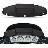 FOVPLUE Windshield Bag for Harley Street Glide Electra Glide Ultra Limited | Three-Pocket Batwing Fairing Pouch for Tri Glide FLHT/CU/CUL/CUTG/CUTGSE, FLHTK/L/SE, FLHX/S/SE/ST 2014-2026, Black