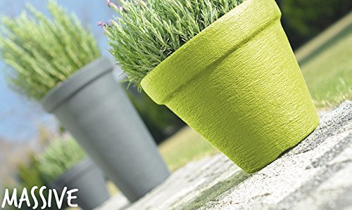 Blumentopf Pflanztopf Pflanzkübel Massiver Kunststoff Classic Blumenkübel Anthrazit Größen wählbar (57cm) von rg… – Bild 7