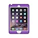 MoKo Case Fit iPad Mini 3/2/1, Silicone + White Hard Polycarbonate Protector with Foldable Stand Cover Case Compatible with Mini 3, Mini 2 and Mini (2012 1st gen), Purple (Will not fit iPad Mini 4)