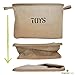 OrganizerLogic Burlap Storage Organizer Basket - Heavy Duty Storage Basket - Perfect Storage Jute Basket for Laundry, Shoes and Kids Toys Storage bin - Storage Baskets Measure 22