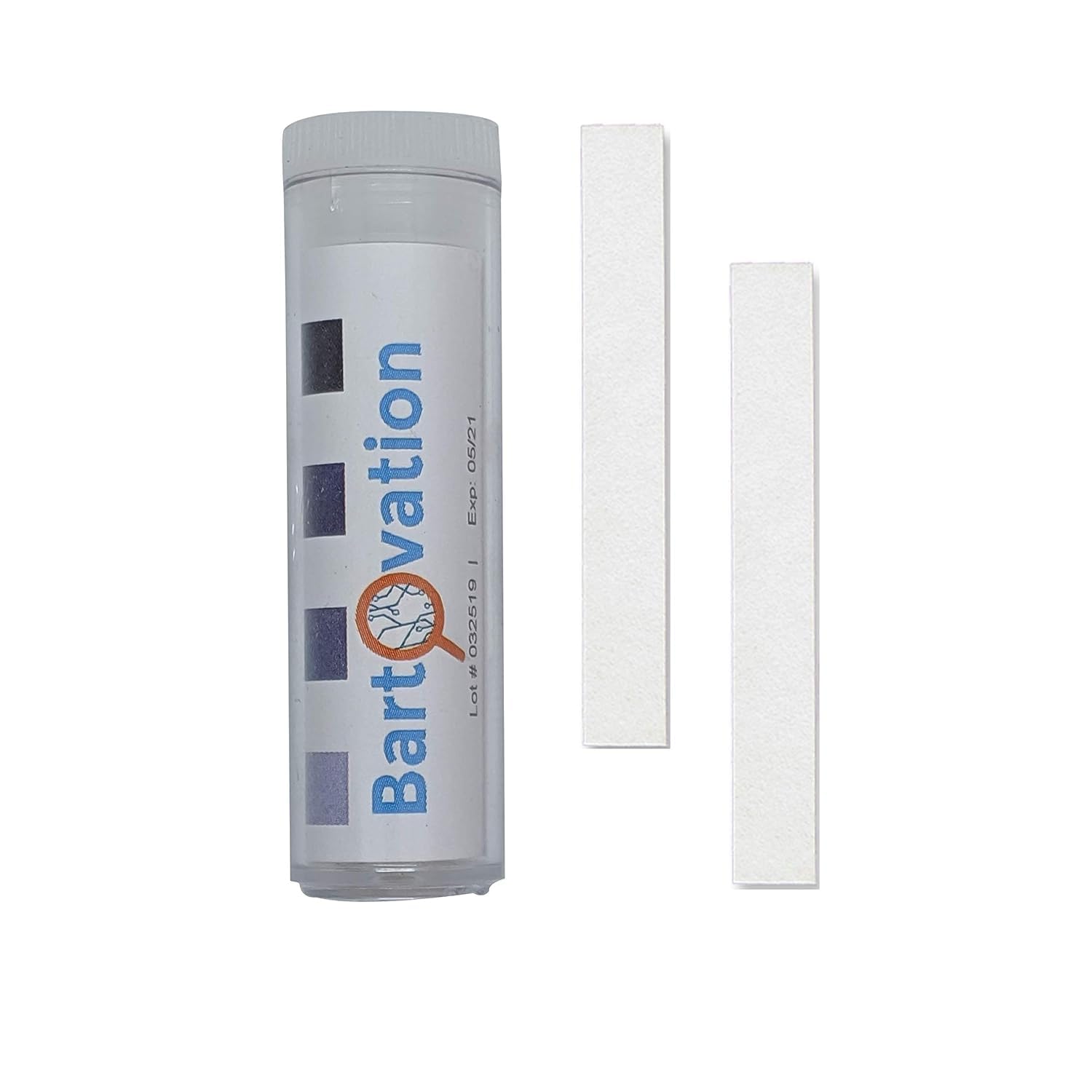 Bartovation Restaurant Sanitizer Chlorine Test Paper, 10-200 ppm [Vial of 100 Paper Strips]