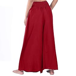 LOFBAZ Women's Wide Leg Palazzo Pants Yoga Lounge