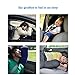 ANCHEER Multifunctional Inflatable Car Mattress, Car Inflation Bed, Travel Air Bed Camping Car Back Seat, Extra Mattress,with Repair Pad, Air Pump for Travel (Blue)